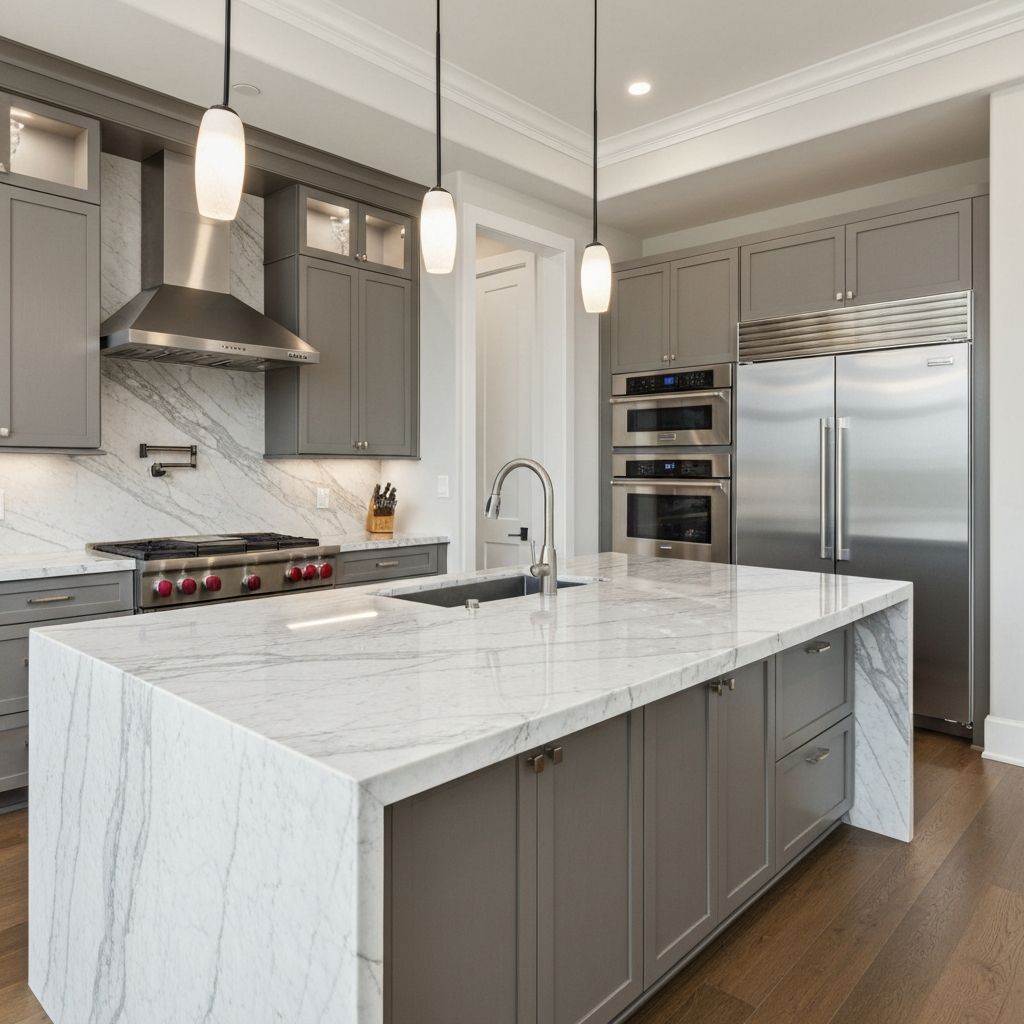 Luxury kitchen with center island